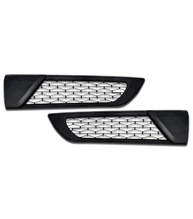 Long Air Intake Bezel Assembly w/Black Covers Set 2025 2026 Freightliner Cascadia