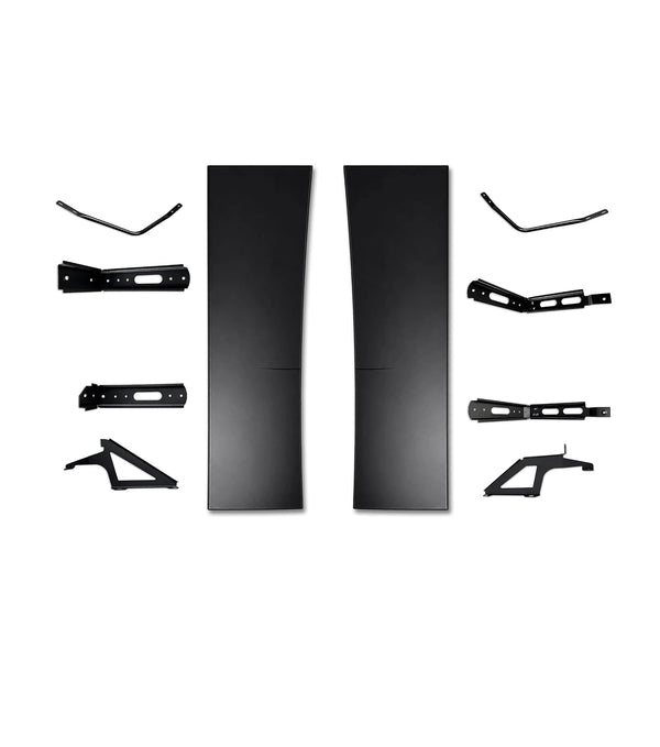 Lower Wind Cab Cabin Fairings w/Brackets Set 2018-2024 Volvo VNL
