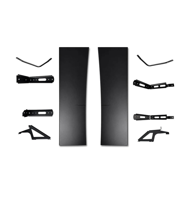 Lower Wind Cab Cabin Fairings w/Brackets Set 2018-2024 Volvo VNL