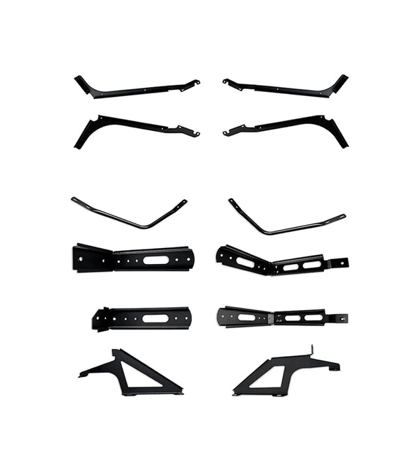 Upper & Lower Wind Cab Fairing Support Brackets Full Set 2018-2024 Volvo VNL