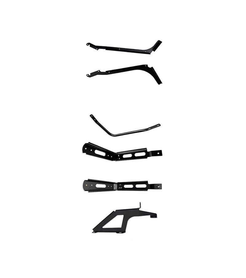Upper & Lower Wind Cab Fairing Support Brackets Set 1L 2L 3L 4L 5L 6L Driver 2018-2024 Volvo VNL