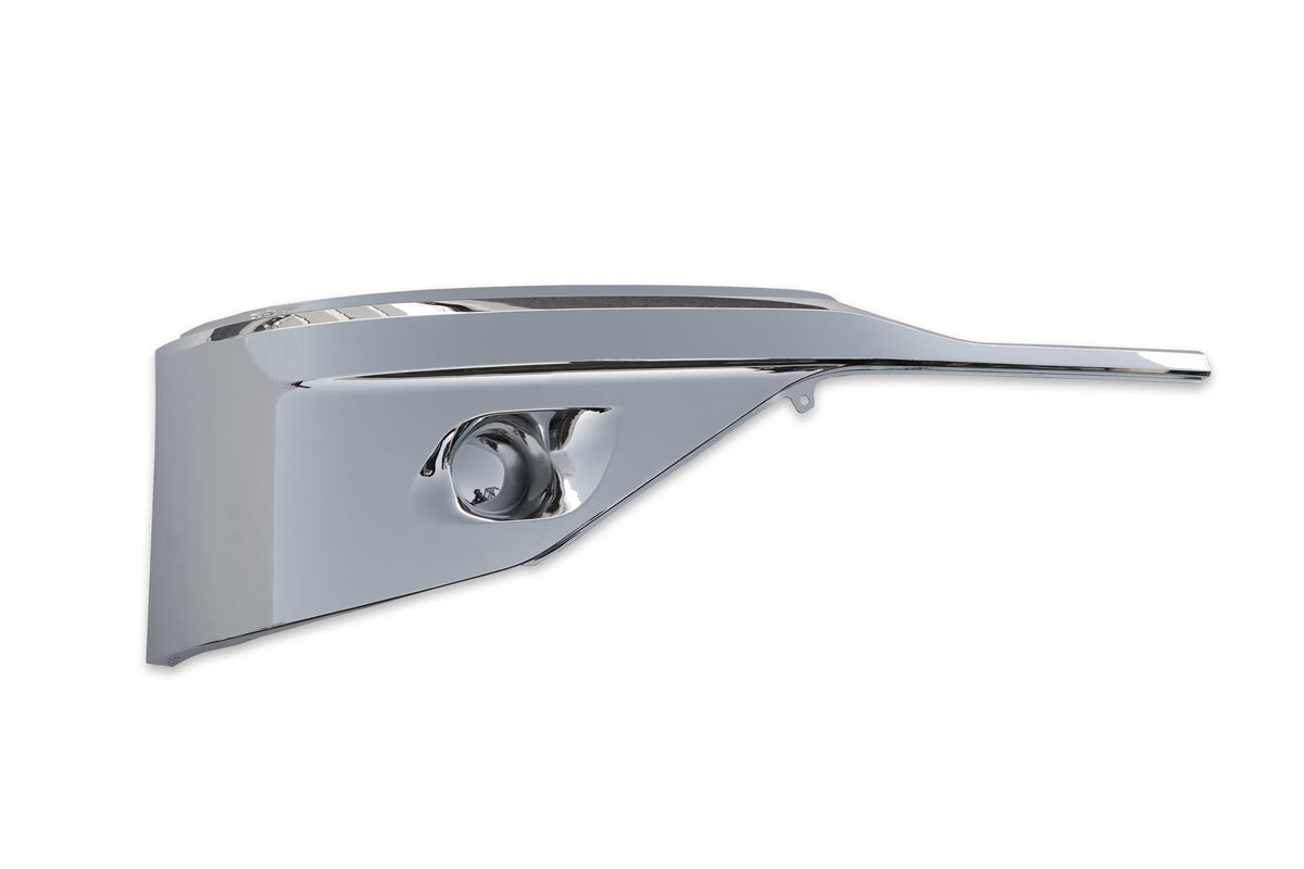 Bumper Cover Chrome Without Fog Hole Passenger 2022+ Kenworth T680