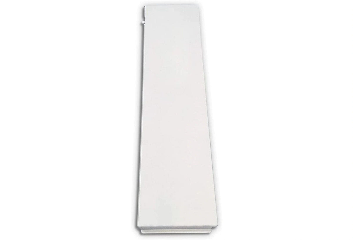 7 Pieces Combo - Top and Bottom Sleeper Cabin Fairings White and Mounting Brackets Black for Freightliner Cascadia 2008-2016 - Passenger (Right Side) PLUS Logo, Wipers and Vest