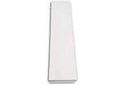 7 Pieces Combo - Top and Bottom Sleeper Cabin Fairings White and Mounting Brackets Black for Freightliner Cascadia 2008-2016 - Passenger (Right Side) PLUS Logo, Wipers and Vest