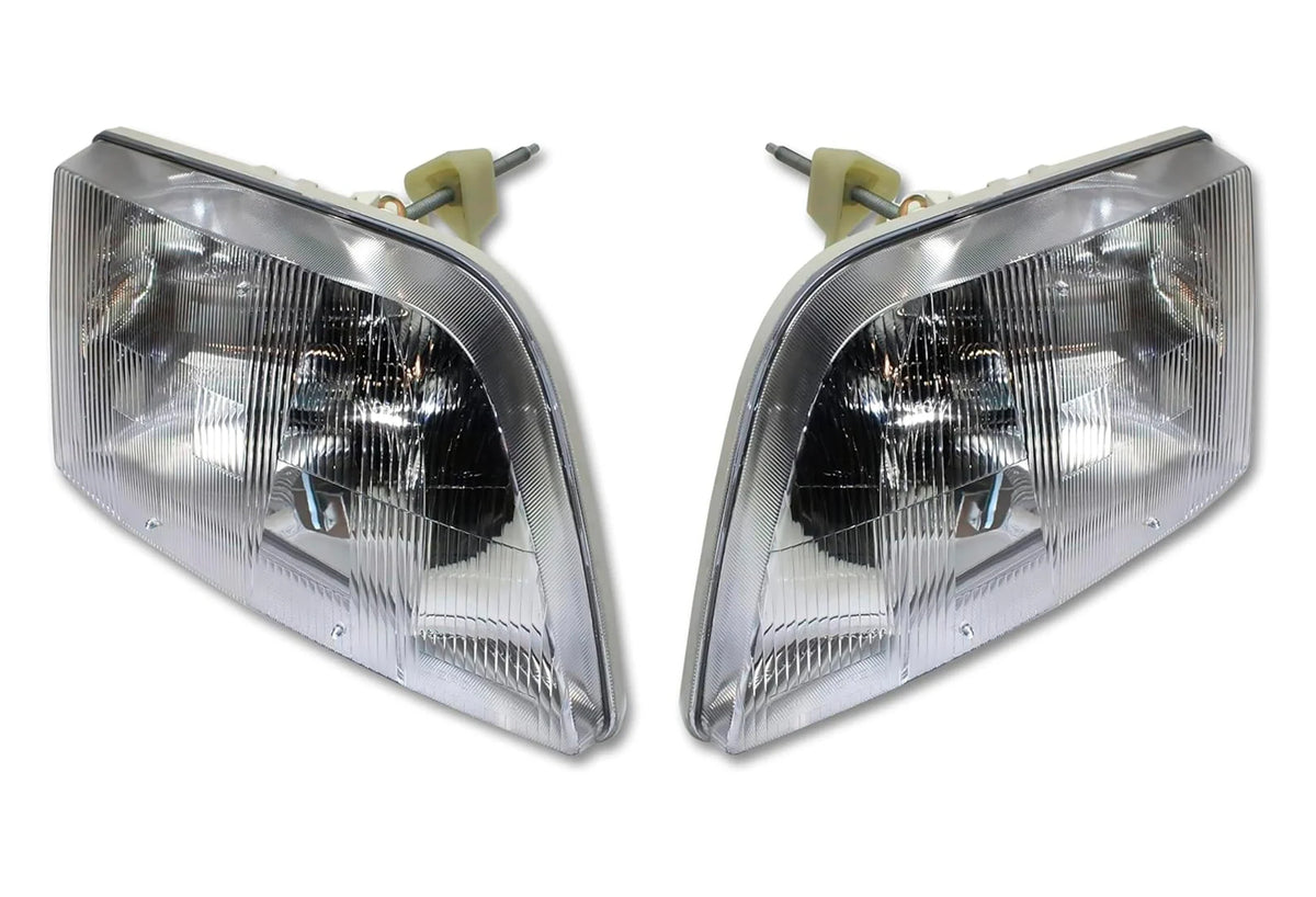 Headlight Set with Turn Signal Lights Set 1998-2003 Volvo VN VNL;  2000-2017 VNM
