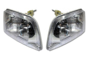 Headlight Set with Turn Signal Lights Set 1998-2003 Volvo VN VNL;  2000-2017 VNM