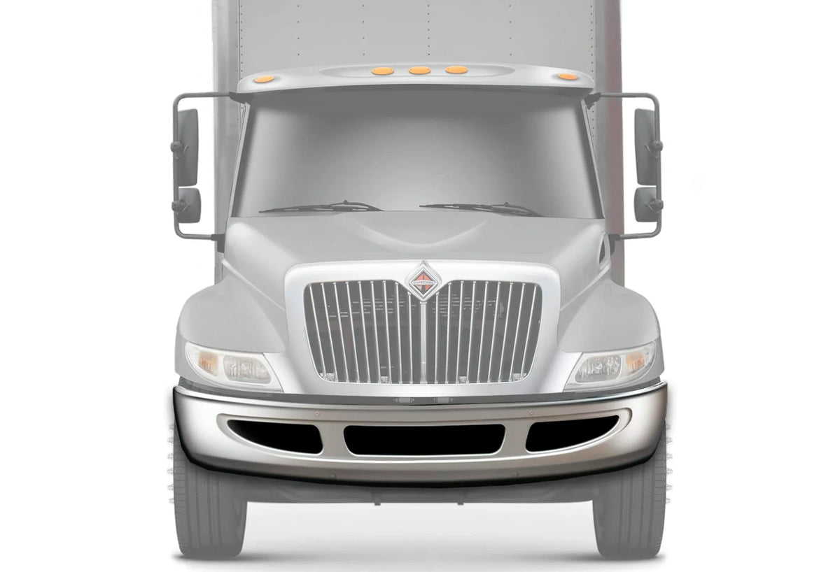Bumper Two Holes Chrome Steel 2002+ International Durastar