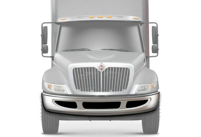 Bumper Two Holes Chrome Steel 2002+ International Durastar