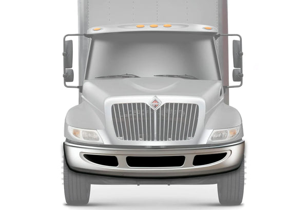 Bumper Two Holes Chrome Steel 2002+ International Durastar