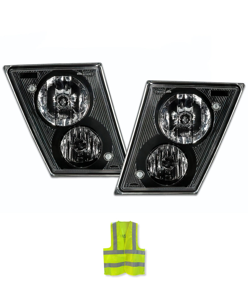 Fog Lights Black Set Volvo 2004-2017 VNM VN VNL VT