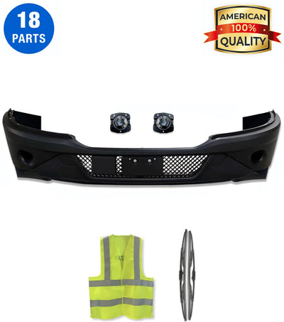 Defensa de Plástico Completa con Agujero 18 Piezas con Kit de Faros Antiniebla LED Kenworth T680 Next Gen 2022+