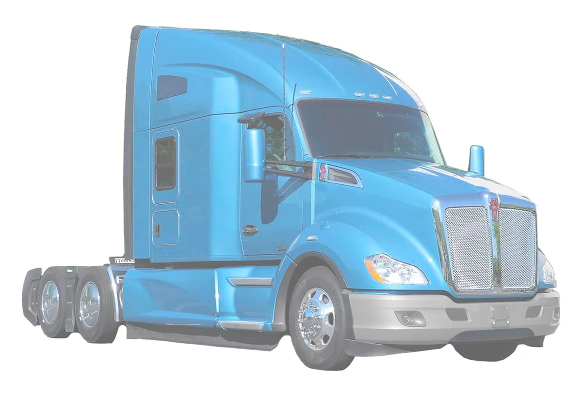 Bumper Corners Plastic Chrome with Bezels & Led Fogs Kenworth T680