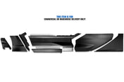 Fairing Panels w/ 2x Steps Full Complete Set fits Driver 2022+ Kenworth T680 Next Gen
