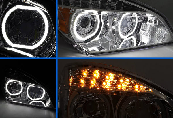 Headlights LED Set Freightliner Cascadia 116 126 2018+