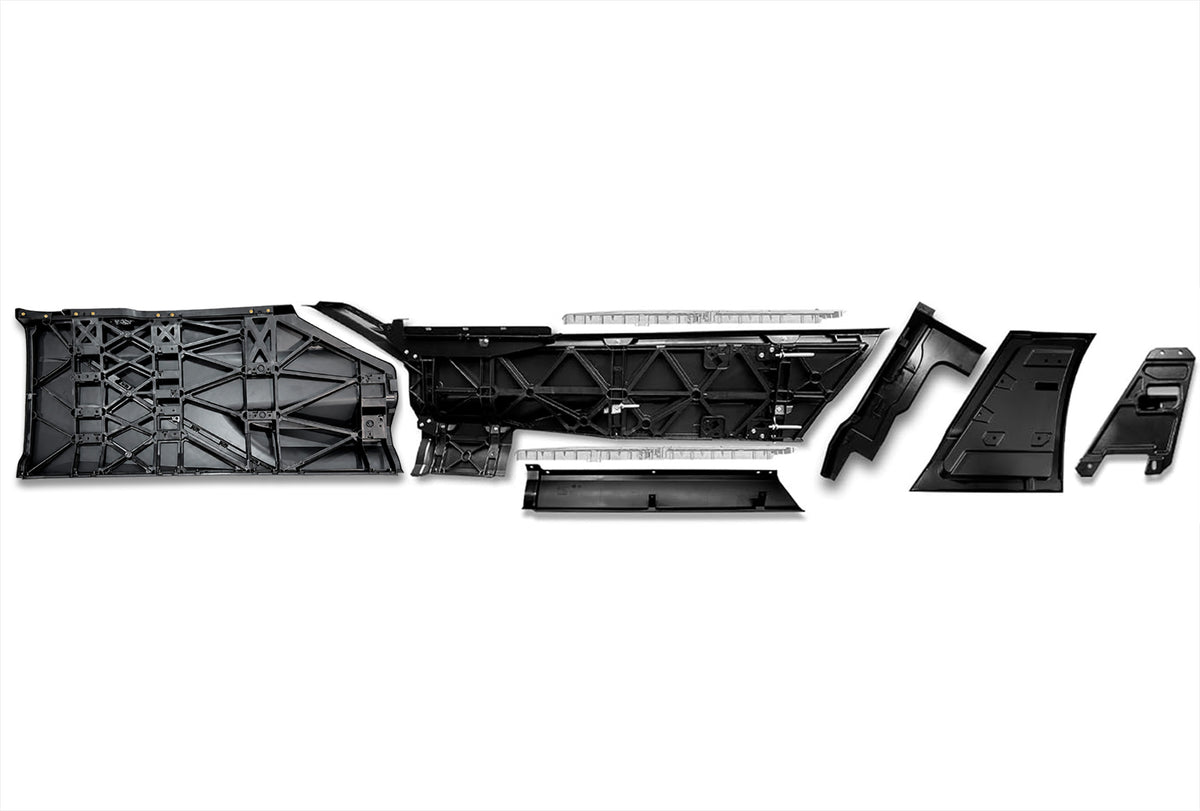 Fairing Panels w/ 2x Steps Full Complete Set fits Driver 2022+ Kenworth T680 Next Gen