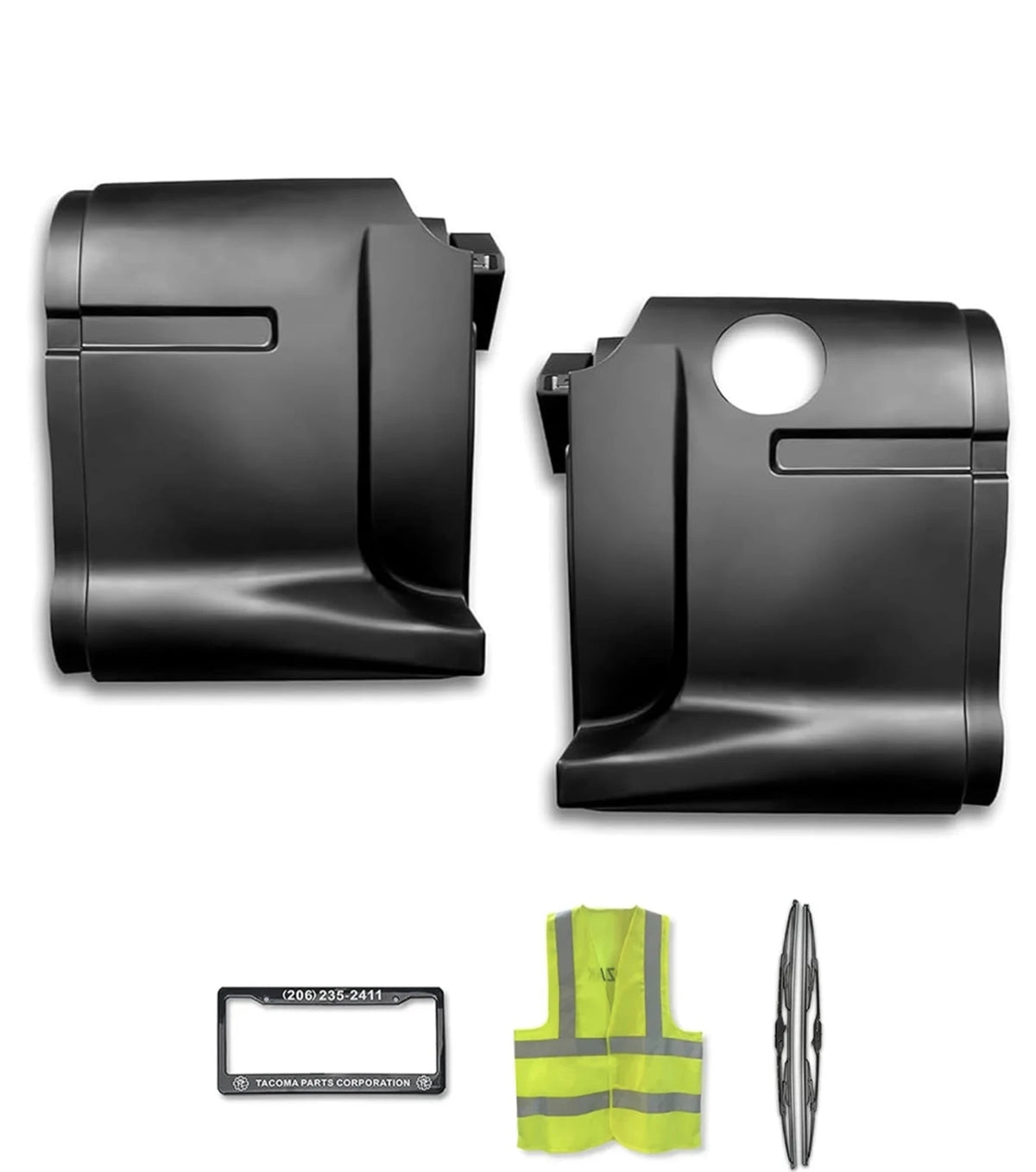 Mid Center Cab Skirt/Side Fairings Set Peterbilt 587