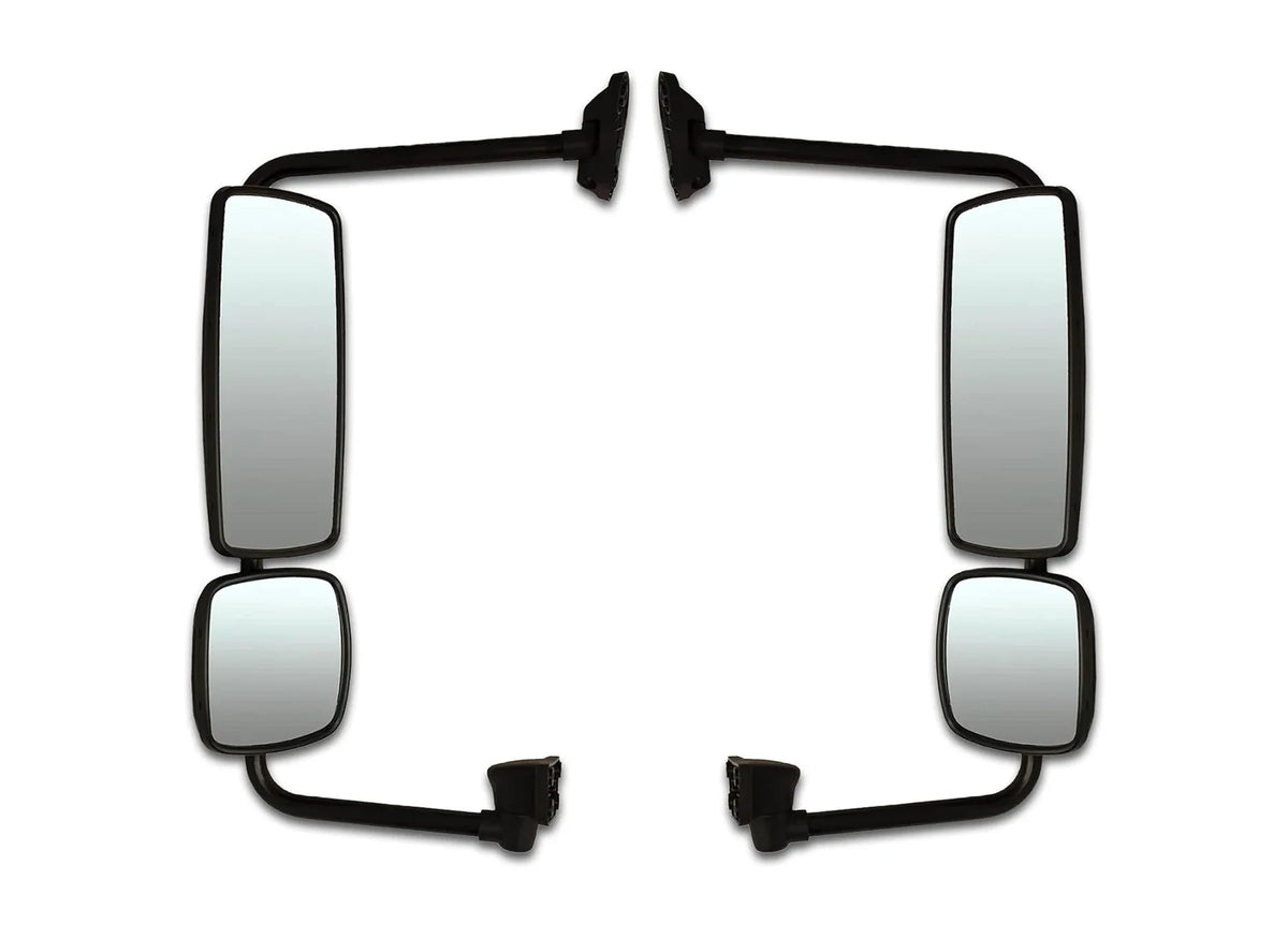 Door Mirrors Chrome Set 2004-2016 Freightliner M2, Columbia