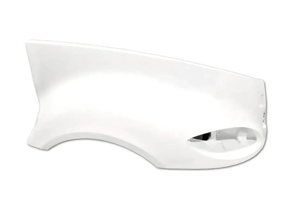 Hood Fender Fiberglass with Hood Mirror Passenger 2006-2017 International Prostar