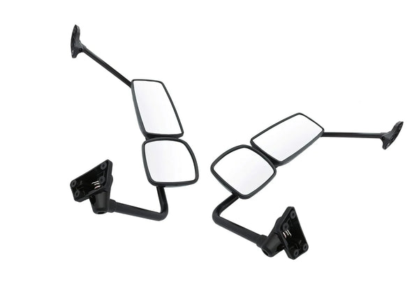 Door Mirrors Chrome Set 2004-2016 Freightliner M2, Columbia