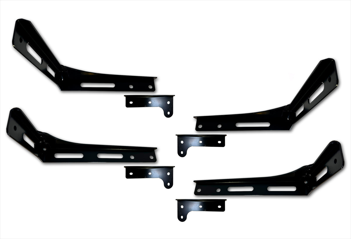 Cabin Fairing Upper Air Deflectors with Brackets Set 2025 2026 Volvo VNL 300 New