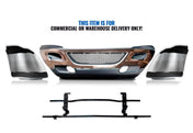 Bumper Plastic with Chrome Trim Set w/ Bracket 2008-2015 International Prostar