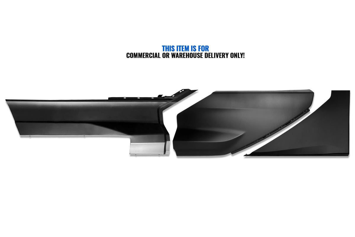 Front Step & Rear Fairing Panels Complete Set fits Left Driver Side 2022+ Kenworth T680 Next Gen
