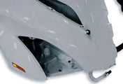 Hood Shell Fiberglass w/ with Turn Marker Lights 2018+ Volvo VNL