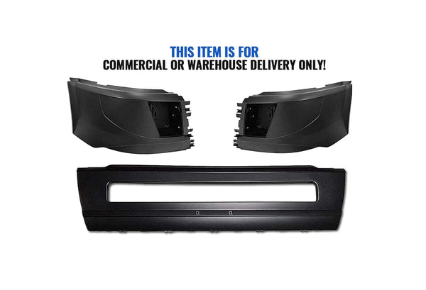 Bumper Plastic with Fog Hole Set 2016-2017 Volvo VNL