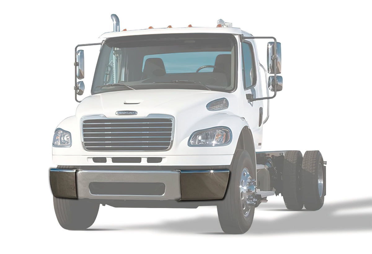 Bumper Corners Steel Chrome Set 2003-2021 Freightliner M2 Business Class 106 112