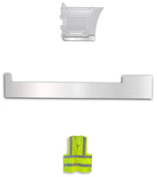 Stripe Chrome Trim for Rear Step Fairing Panel 29" (75 cm) Driver Side (12L) 2004-2017 Volvo VNL