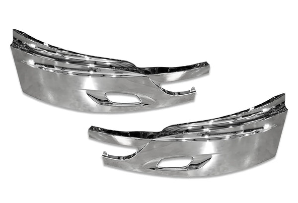 Bumper With Fog Holes & Chrome Trim Set International Prostar