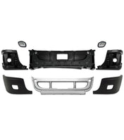 Bumper Set with Fog Light Holes 6 Pcs Includes 2 Pcs Fog Light 2008-2017 Freightliner Cascadia 125 113