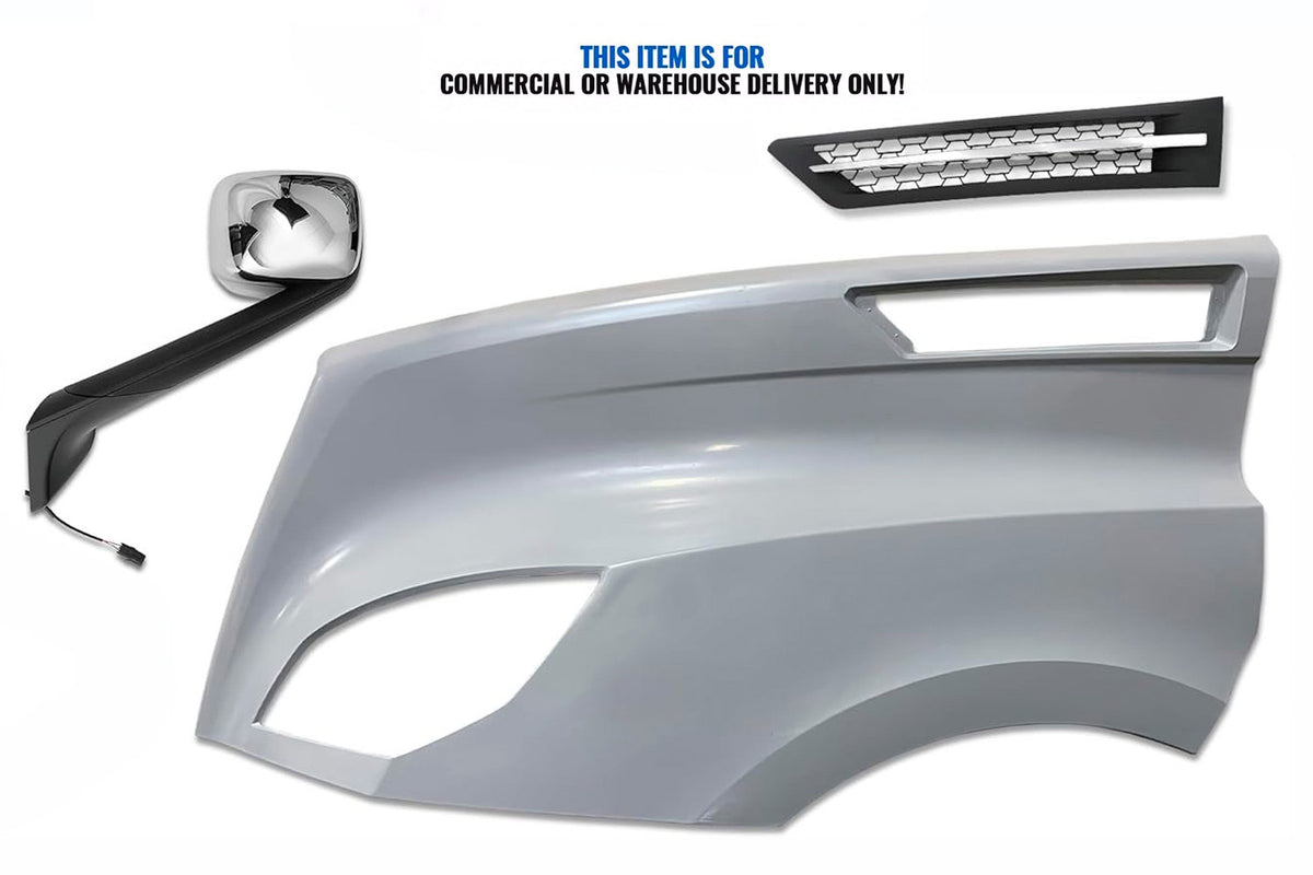 Hood Fender Fiberglass with Set accessories Driver 2018+ Freightliner Cascadia 116 126