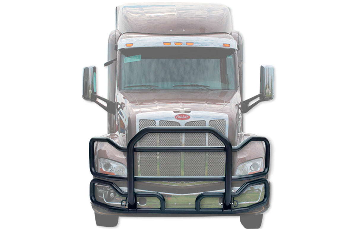Front Grille Bumper Guard Large Black 2013-2021 Peterbilt 579