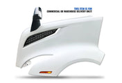 Hood Fender Fiberglass with Set accessories Driver 2018+ Volvo VNL
