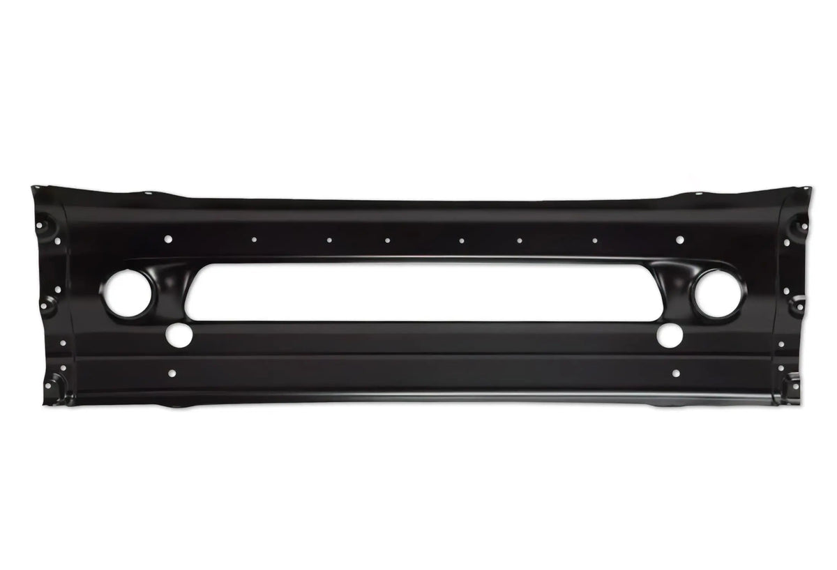 Center Bumper Black Steel 2002-2012 Freightliner Columbia
