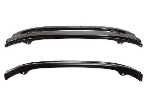 Center Bumper Black Steel 2002-2012 Freightliner Columbia