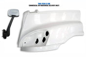 Hood Fender Fiberglass and Set Driver 2008-2017 Freightliner Cascadia 125 113