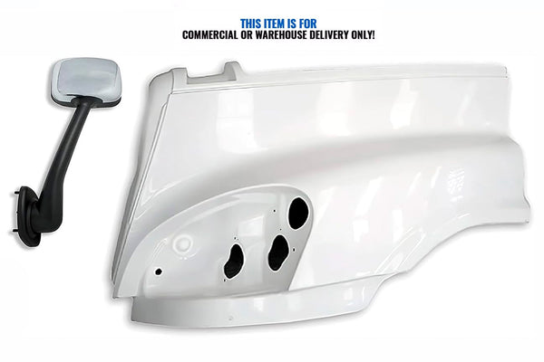 Hood Fender Fiberglass and Set Driver 2008-2017 Freightliner Cascadia 125 113