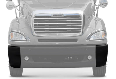 Extension Corners Bumper End Caps Black Set 2001-2017 Freightliner Columbia