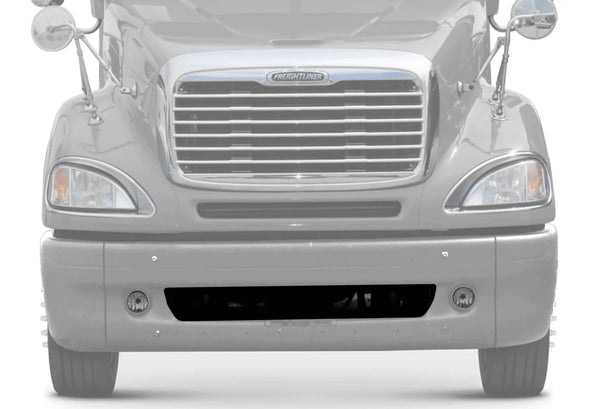 Bumper Set Chrome with Fog and Brackets 2002-2012 Freightliner Columbia