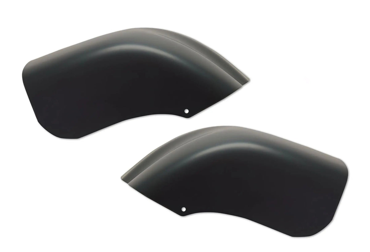 Extension Corners Bumper End Caps Black Set 2001-2017 Freightliner Columbia