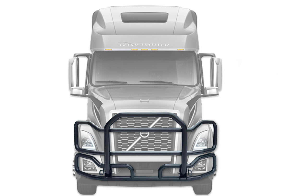 Front Grille Guard Large Black 2018+ Volvo VNL