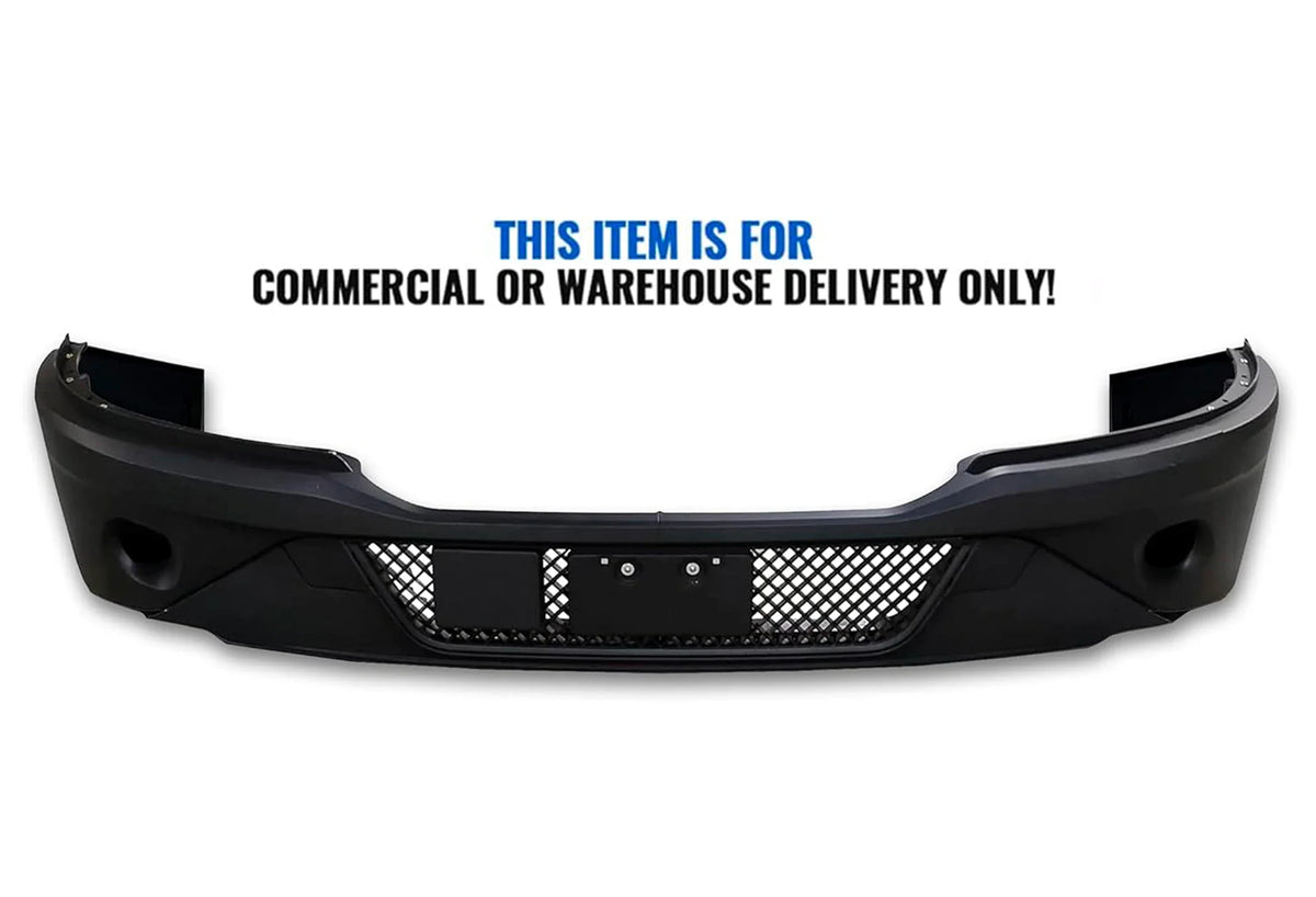 Bumper with Fog Hole Black Plastic 13 Pcs 2022+ Kenworth T680