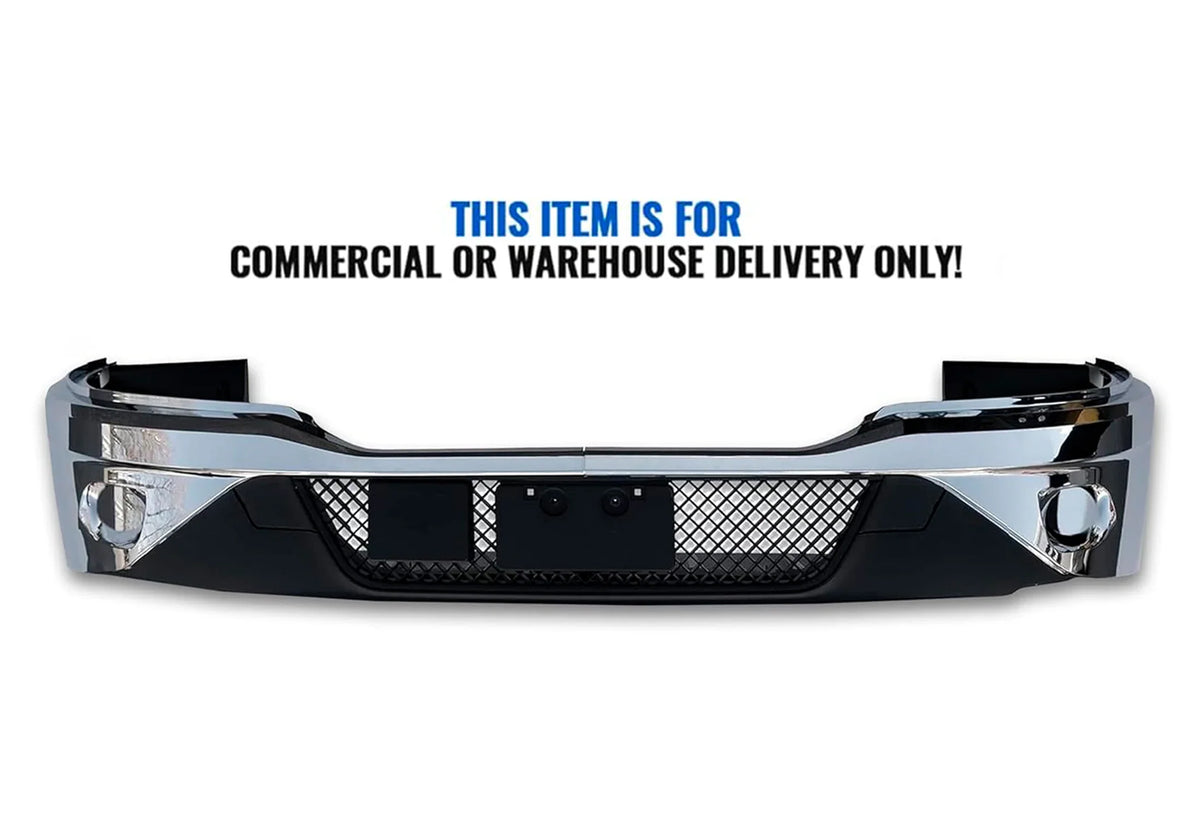 Bumper without Fog Hole Chrome 13 Pcs 2022+ Kenworth T680