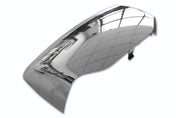 Hood Mirror Cover Chrome Driver Peterbilt 587
