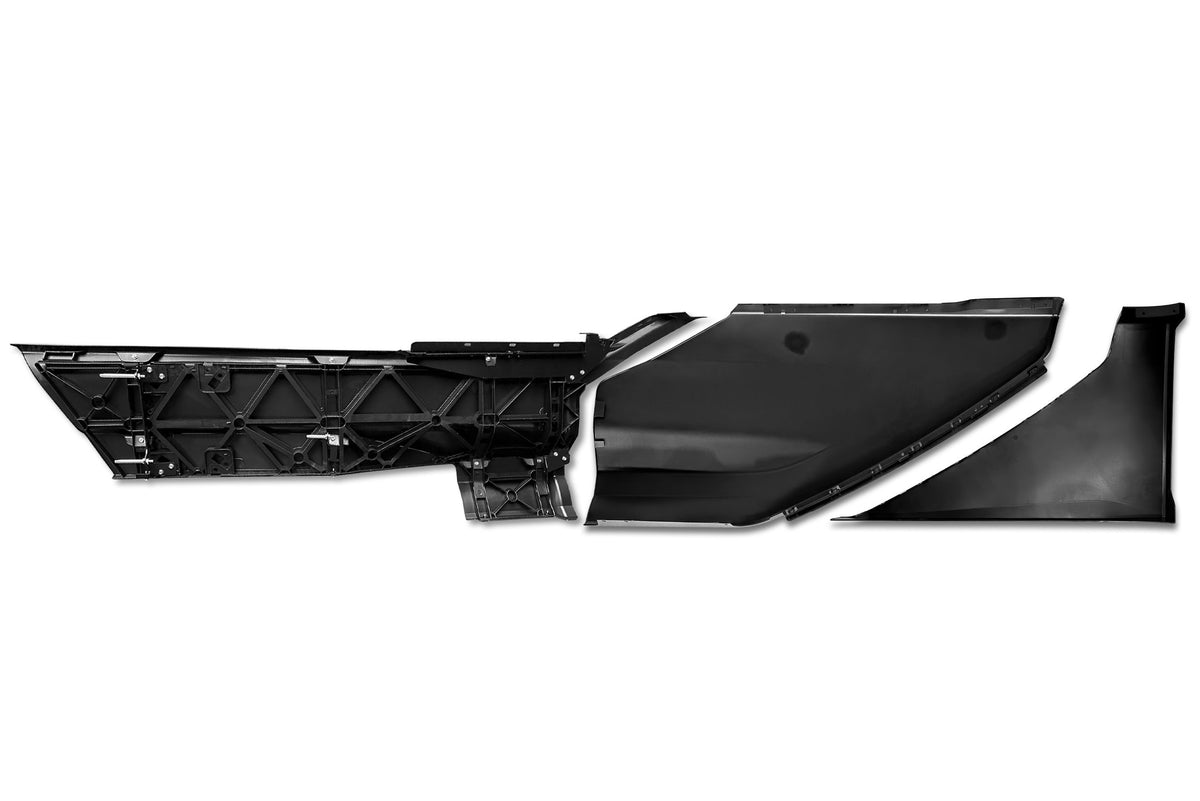 Front Step & Rear Fairing Panels Complete Set fits Right Passenger Side 2022+ Kenworth T680 Next Gen