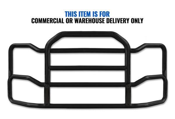 Grille Guard Large Black with Lights Peterbilt 386