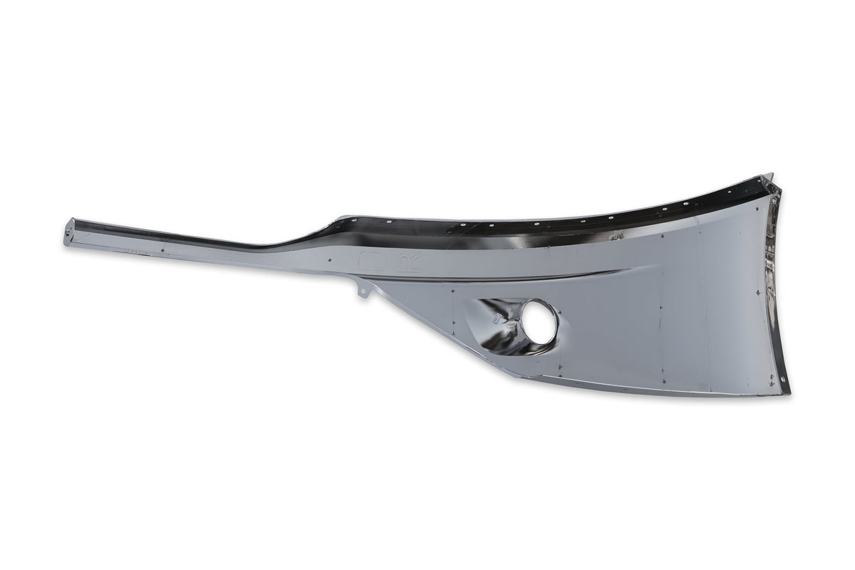 Bumper Cover Chrome With Fog Hole Passenger 2022+ Kenworth T680
