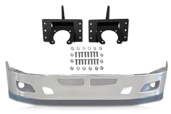 Mounting Brackets 2 Pcs Set Fits Chrome Steel Bumper Kenworth T660